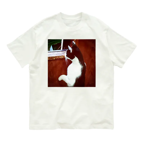 窓際のプリンちゃん Organic Cotton T-Shirt