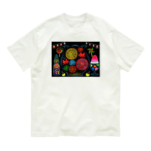 ずっと忘れない夏祭り Organic Cotton T-Shirt