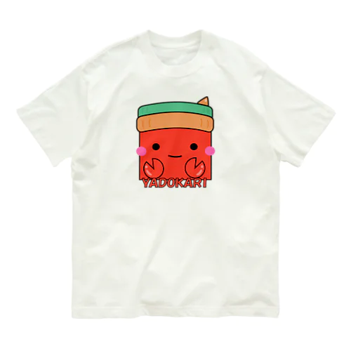 イラスト604 四角いヤドカリ オーガニックコットンTシャツ