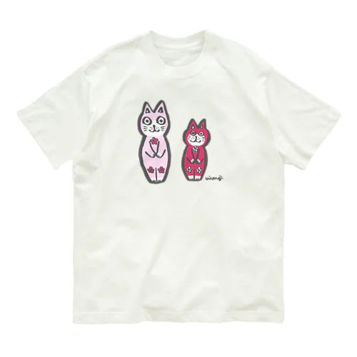 バリ猫 オーガニックコットンTシャツ