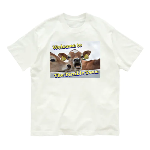 Welcome to the Terrible Twos! オーガニックコットンTシャツ