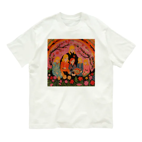 フラワーチルドレンのフォークグループ Organic Cotton T-Shirt