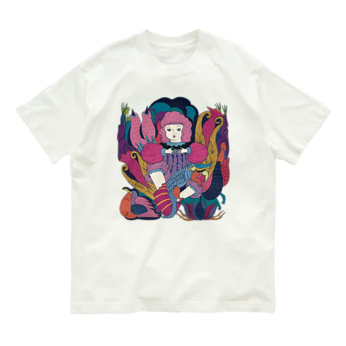 少女とイグアナ Organic Cotton T-Shirt