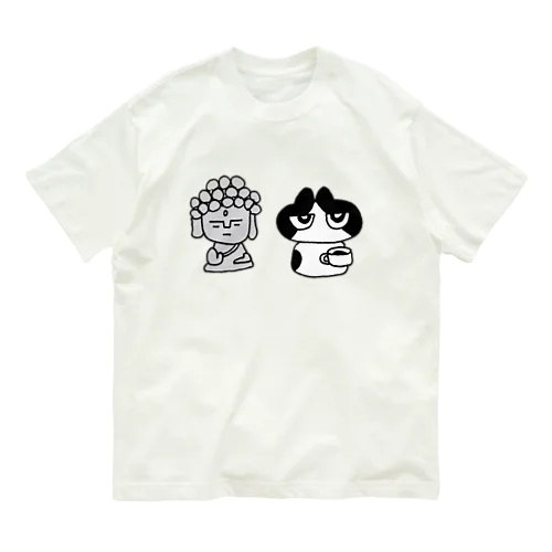 仏と副店長 オーガニックコットンTシャツ