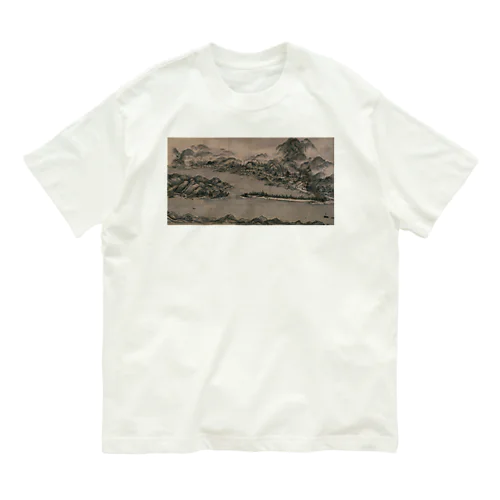 雪舟_天橋立図(16世紀 室町時代) Organic Cotton T-Shirt