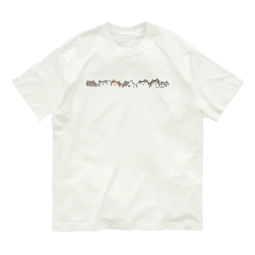 もりねこ連峰 Organic Cotton T-Shirt