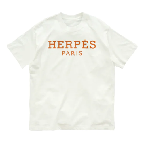 HERPES-ヘルペス- オーガニックコットンTシャツ