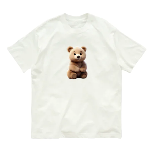 もふもふくまちゃん Organic Cotton T-Shirt