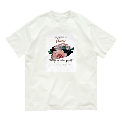 カーネーション Organic Cotton T-Shirt