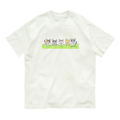 保護ネコたち Organic Cotton T-Shirt