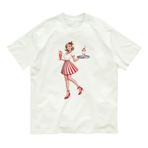 アメリカンダイナーcute オーガニックコットンTシャツ