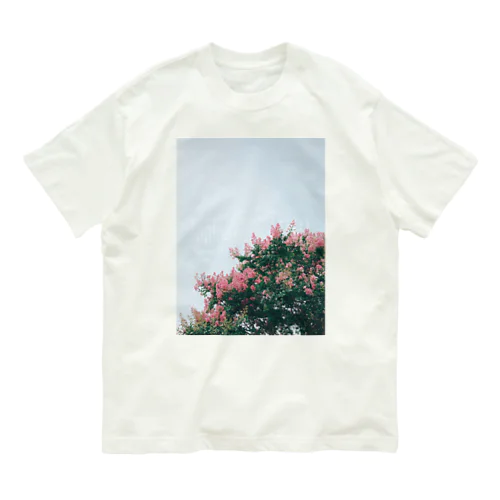 【日】生きていることにまつわる大小さまざまな魔法（百日紅） Organic Cotton T-Shirt