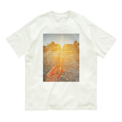 【英】「夏のよろこび」（アイスクリーム） Organic Cotton T-Shirt
