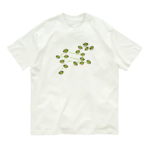 ピスターチオ／しし座 Organic Cotton T-Shirt
