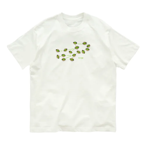 ピスターチオ／おとめ座 オーガニックコットンTシャツ