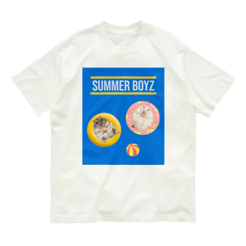 夏のハムスターボーイズ オーガニックコットンTシャツ