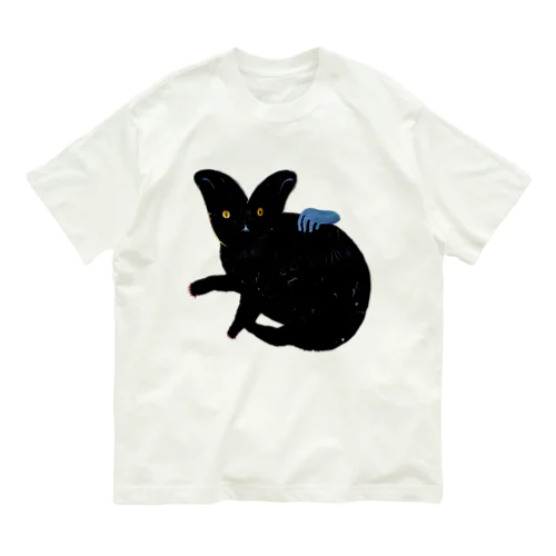 撫で猫 Organic Cotton T-Shirt