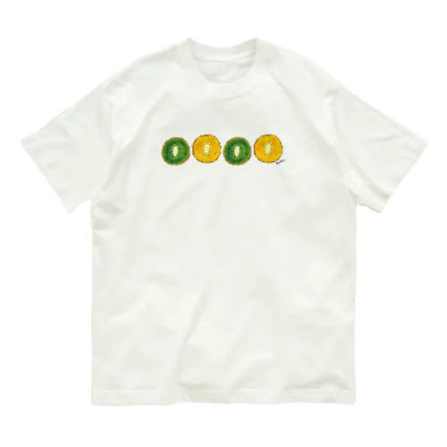 キウイ Organic Cotton T-Shirt