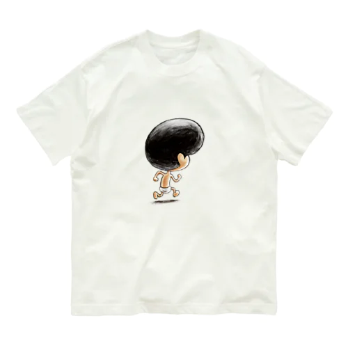 どんどこすすむどんどこすすむの後ろ姿 Organic Cotton T-Shirt