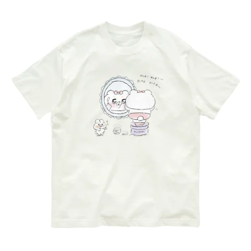 ぬりぬりぴとぴと〜♡ オーガニックコットンTシャツ
