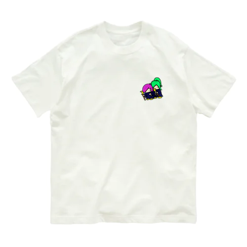 ピンクとみどりの魔法使い Organic Cotton T-Shirt