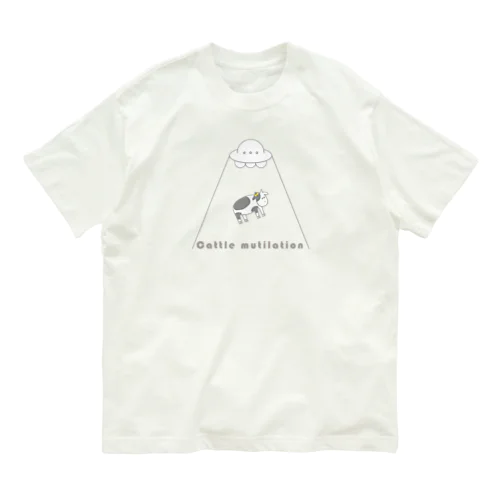 Cattle mutilation オーガニックコットンTシャツ