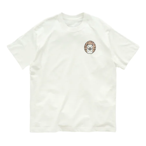 shop『harihari』オリジナルロゴ入りTシャツ(ハリネズミ) Organic Cotton T-Shirt