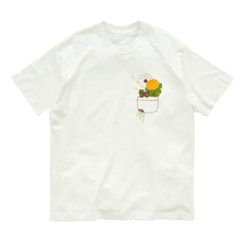 ポケットにたんぽぽ Organic Cotton T-Shirt