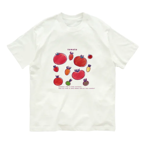 夏のtomatoさん2 オーガニックコットンTシャツ