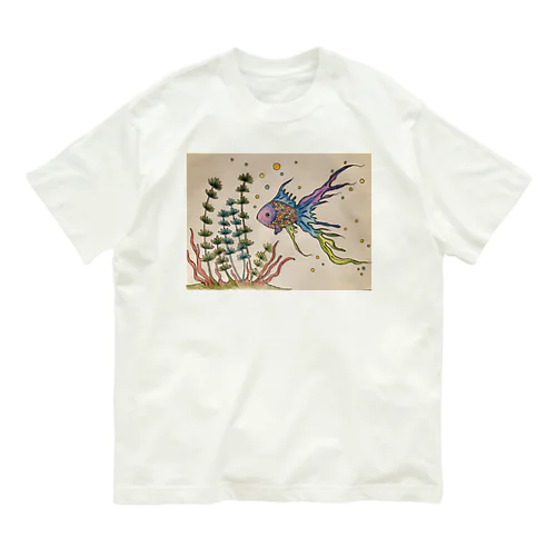 カラフルさかな Organic Cotton T-Shirt