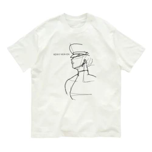 ヘビーヘヴン3 モノクロ　HEAVY HEAVEN　ワイヤーパンク Organic Cotton T-Shirt