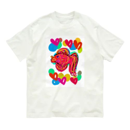 カラフル金魚 Organic Cotton T-Shirt