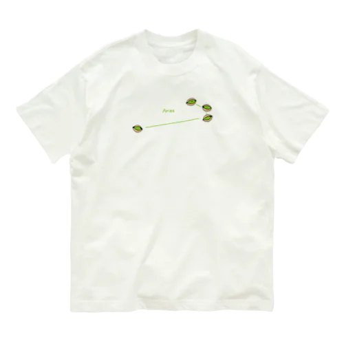 ピスターチオ／おひつじ座 Organic Cotton T-Shirt