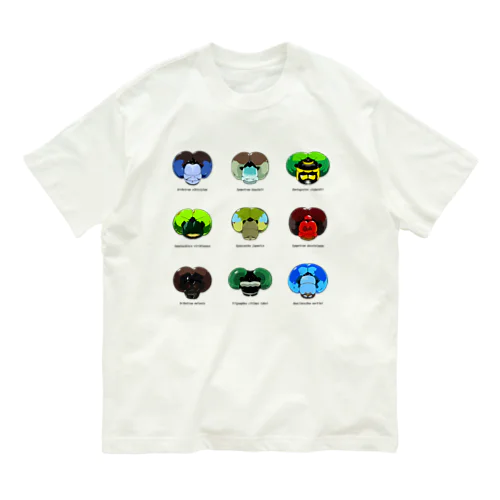 Tombo faces オーガニックコットンTシャツ