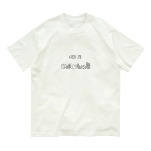 葉っぱライフ Organic Cotton T-Shirt