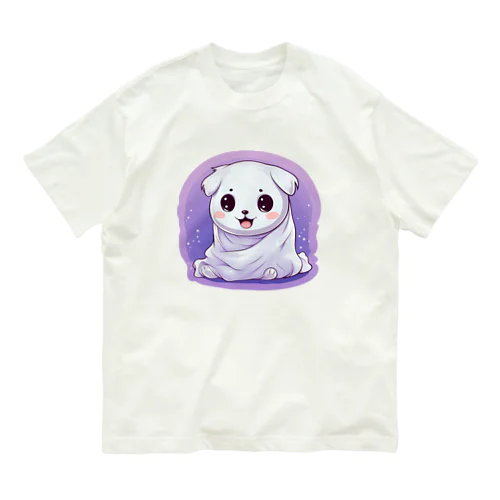 オバケ子犬 オーガニックコットンTシャツ