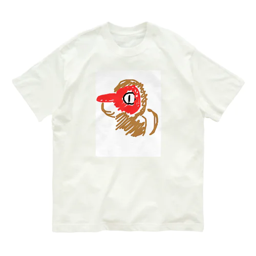 ズルムケテングザルくん！ オーガニックコットンTシャツ