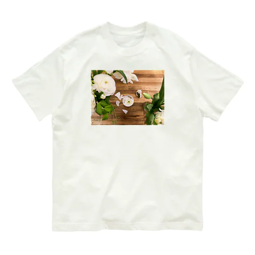 ローズ＆グリーントルマリン Organic Cotton T-Shirt