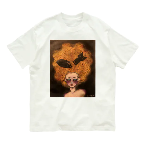 NO WAR girl ① Organic Cotton T-Shirt