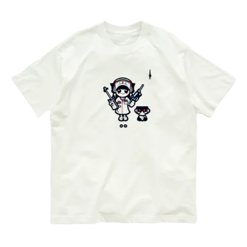 CuteCombat_nurse(ナース)_ver.002 オーガニックコットンTシャツ