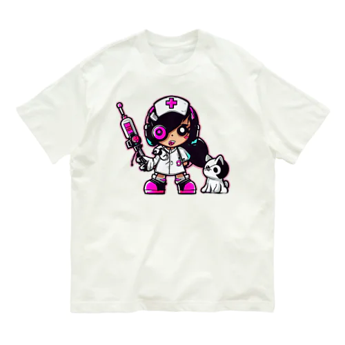 CuteCombat_nurse(ナース)_ver.003 Organic Cotton T-Shirt