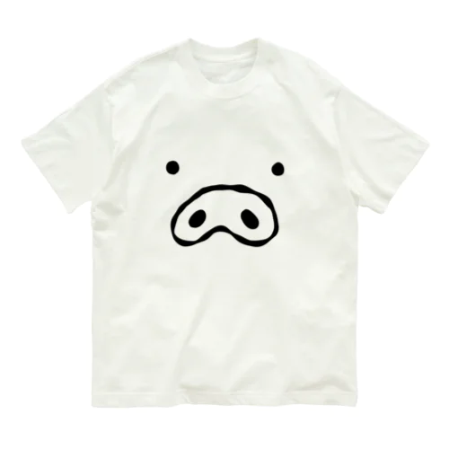 ドあっぷ　ぶたさん Organic Cotton T-Shirt