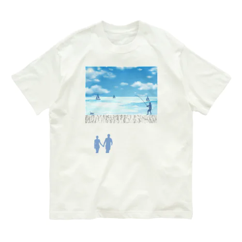 日本の夏の風景 オーガニックコットンTシャツ