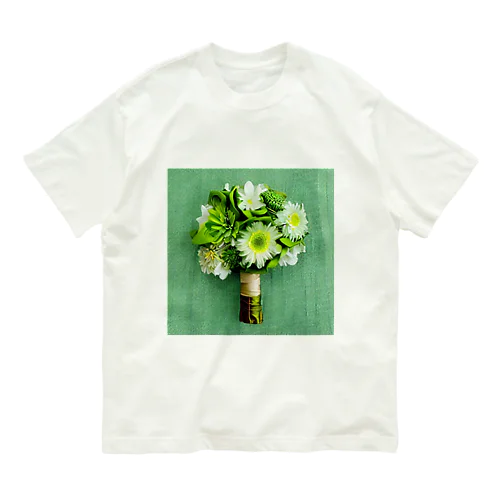 グリーンバックのグリーンブーケ Organic Cotton T-Shirt