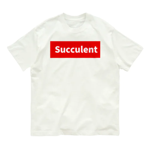 succulentロゴ Organic Cotton T-Shirt