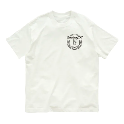 胸ワンポイント オーガニックコットンTシャツ