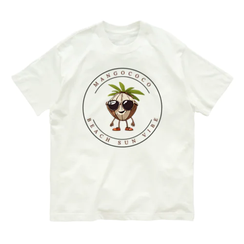 【開店限定価格】ココナッツキャラアイテム オーガニックコットンTシャツ