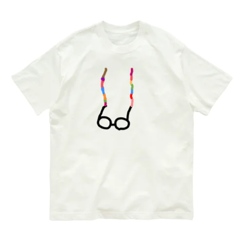 めがねめがね Organic Cotton T-Shirt