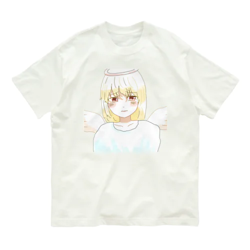 困り顔天使ちゃん Organic Cotton T-Shirt