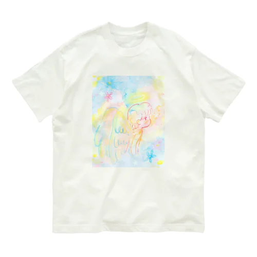 get wings オーガニックコットンTシャツ